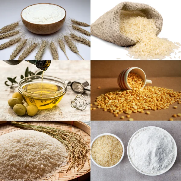 Atta, Rice, Dal & Oil
