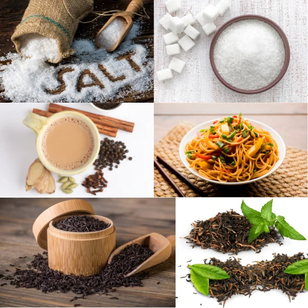 Salt, Sugar, Tea, Noodles & More