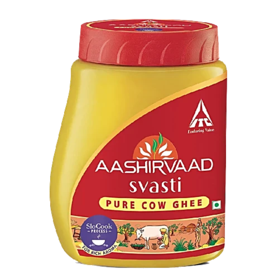 Aashirvaad Svasti Cow Ghee, PET Jar 200 ml