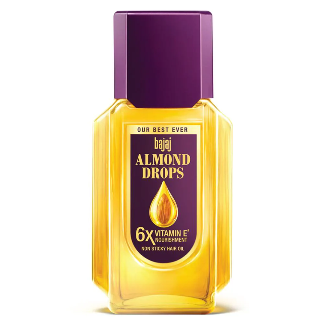 Bajaj Almond Drops Non Sticky Hair Oil, (Badam tel) 95 ml