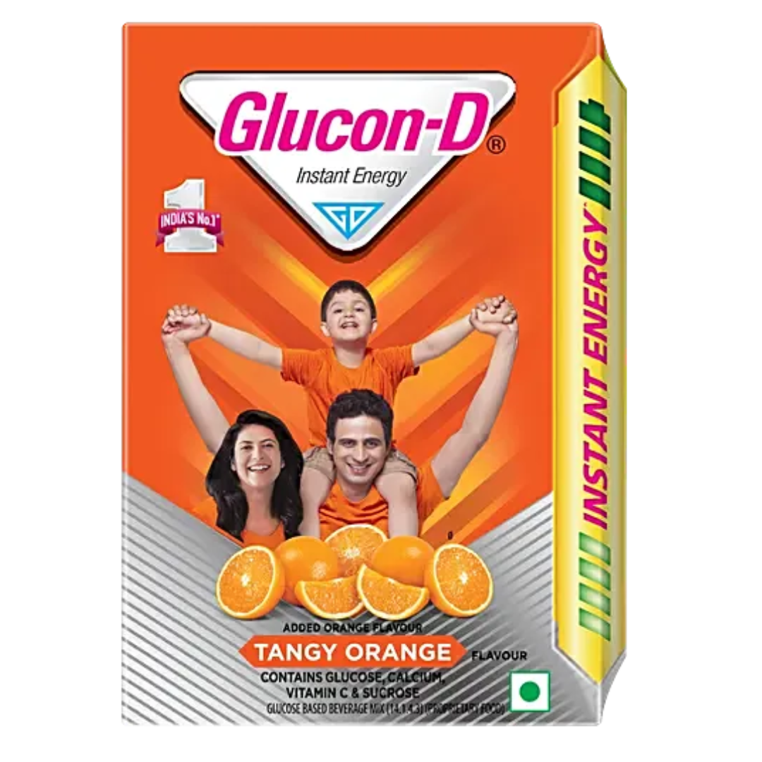 Glucon-D Tangy Orange  (ENERGY DRINK) - 200 g
