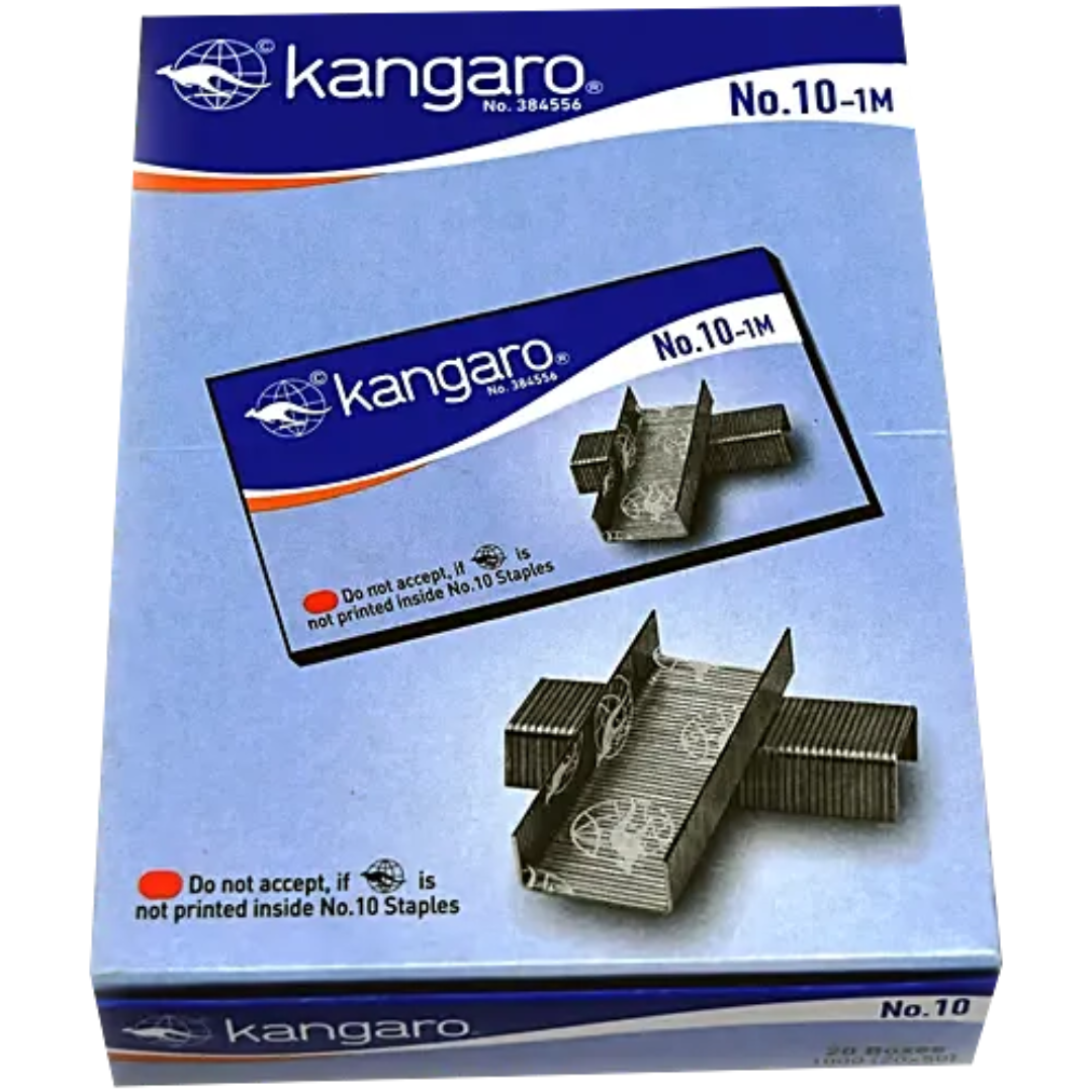 Kangaroo Stapler Pin, No.10-1M, 20 pcs =1 Box