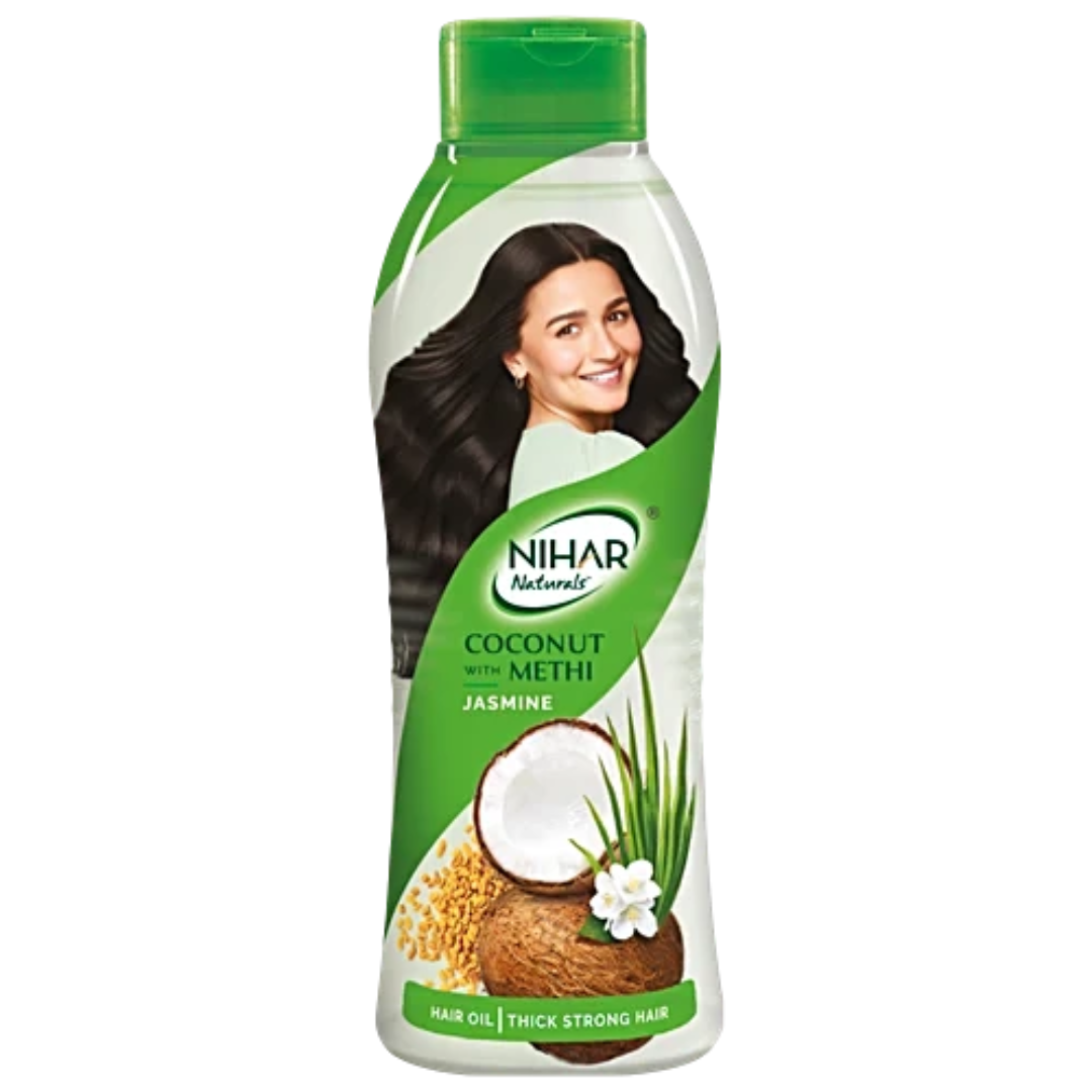 Nihar Naturals Coconut Hair Oil - Jasmine, (Narkel Tel) 200 ml