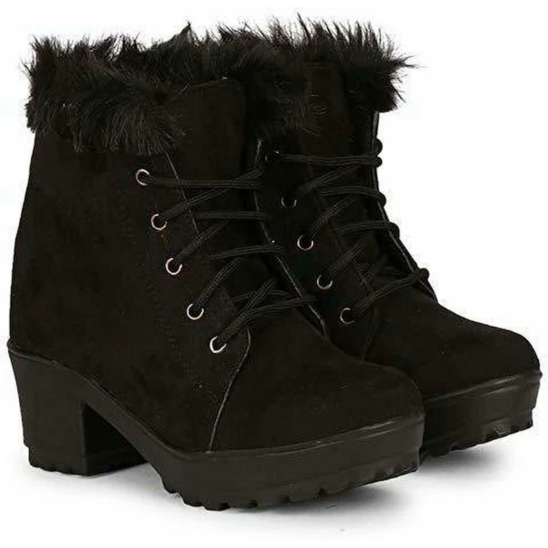 Black Causal Shoe for Women, Ladies Juta (Footwear for Girls), Colour: Black, Size: 6 UK
