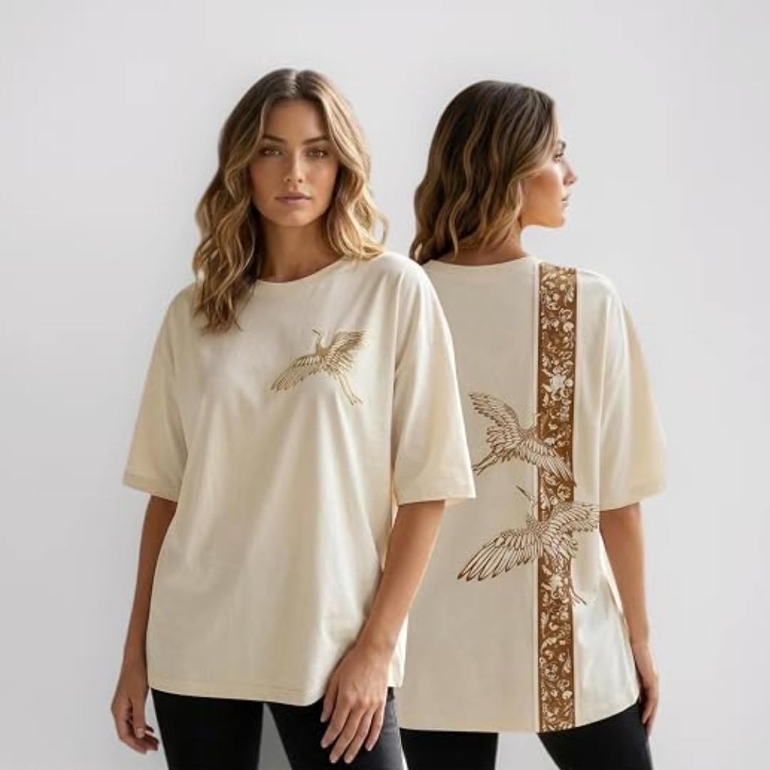 London Hills Oversized T Shirt for Womens, size- M