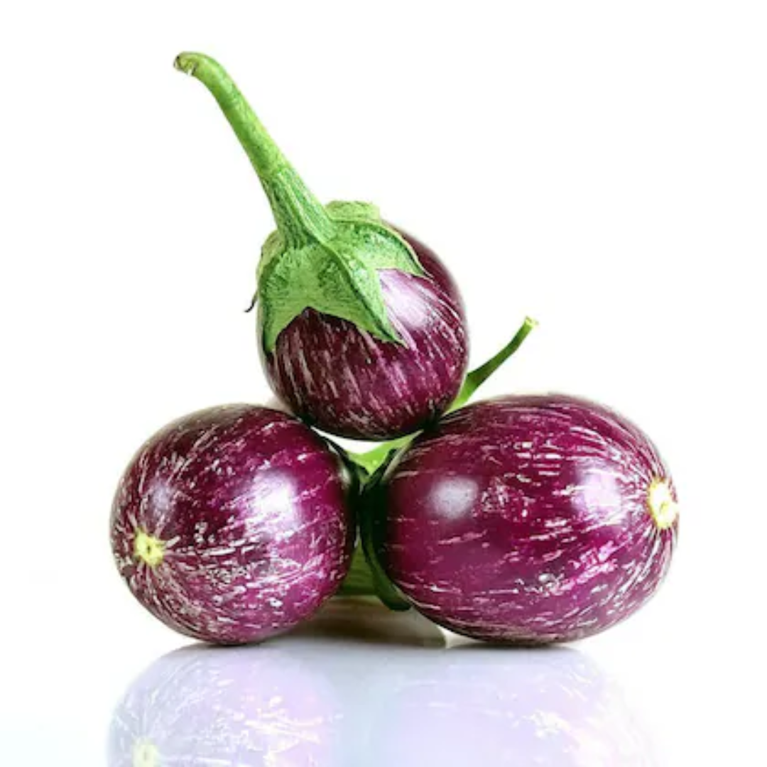 Brinjal Purple Striped, (Begun) 500 g