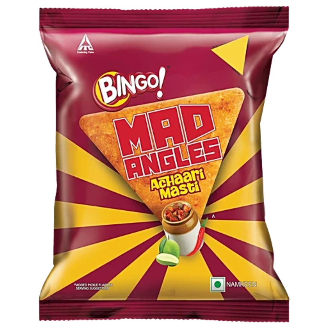 Bingo! Mad Angles - Achaari Masti, 33 g - Pouch