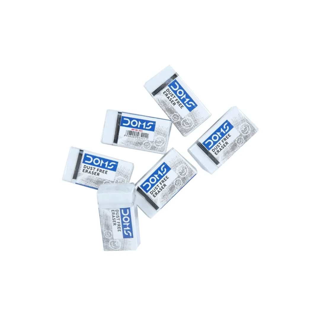Doms Dust Free Eraser, (Efficient and Clean Erasing)- 1 Piece