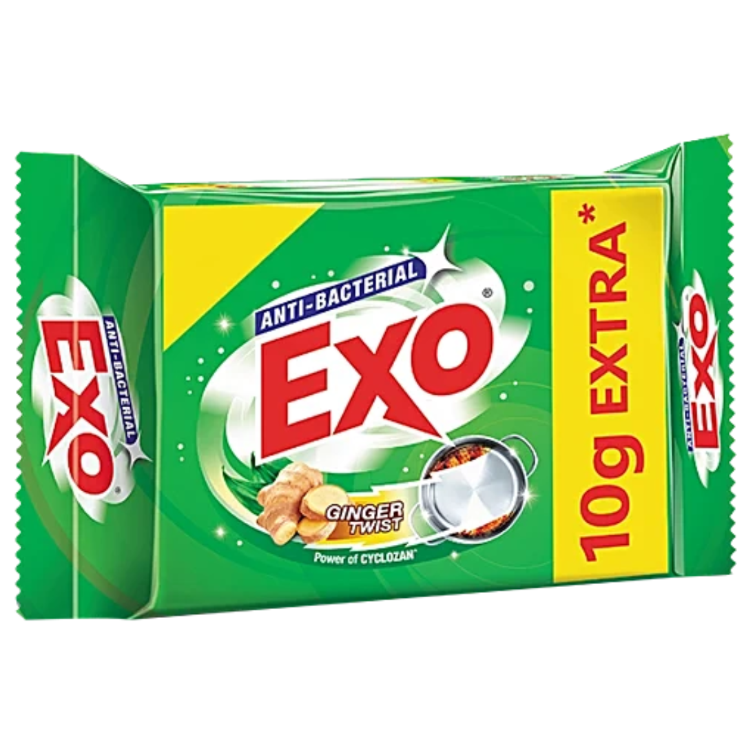 Exo Anti-Bacterial Dishwash Bar,  60 g