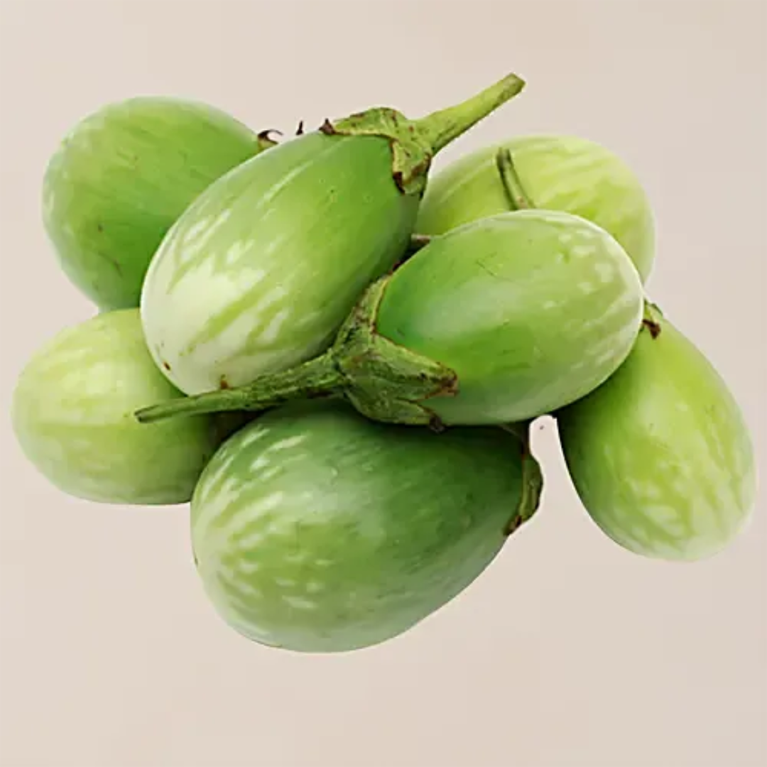Brinjal - Green, Round, Local (Begun) 500 g