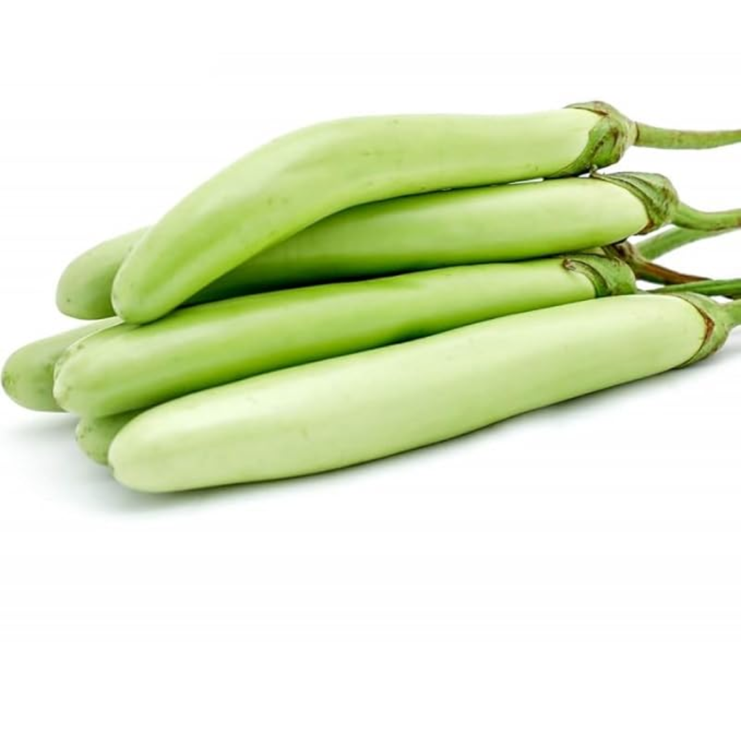 Brinjal Long - Green, (Begun), 500 g