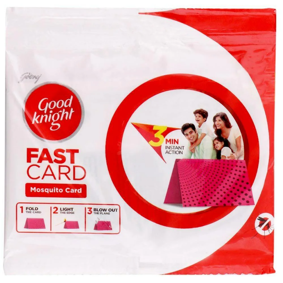 Good Knight Fast Card - Mosquito Repellent Paper, 10 pcs= 1 Pack
