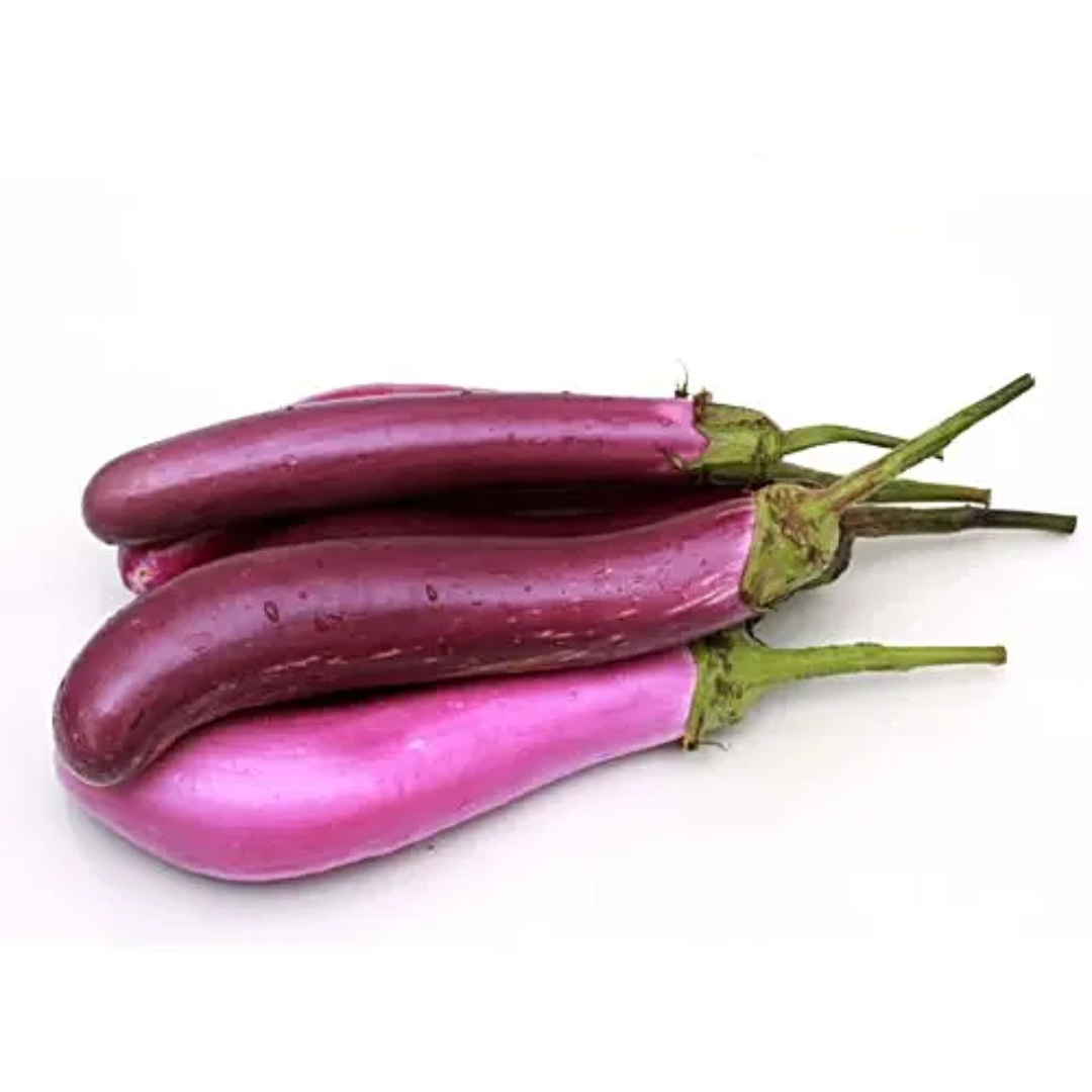 Brinjal - Purple, Long, (Begun) 500 g