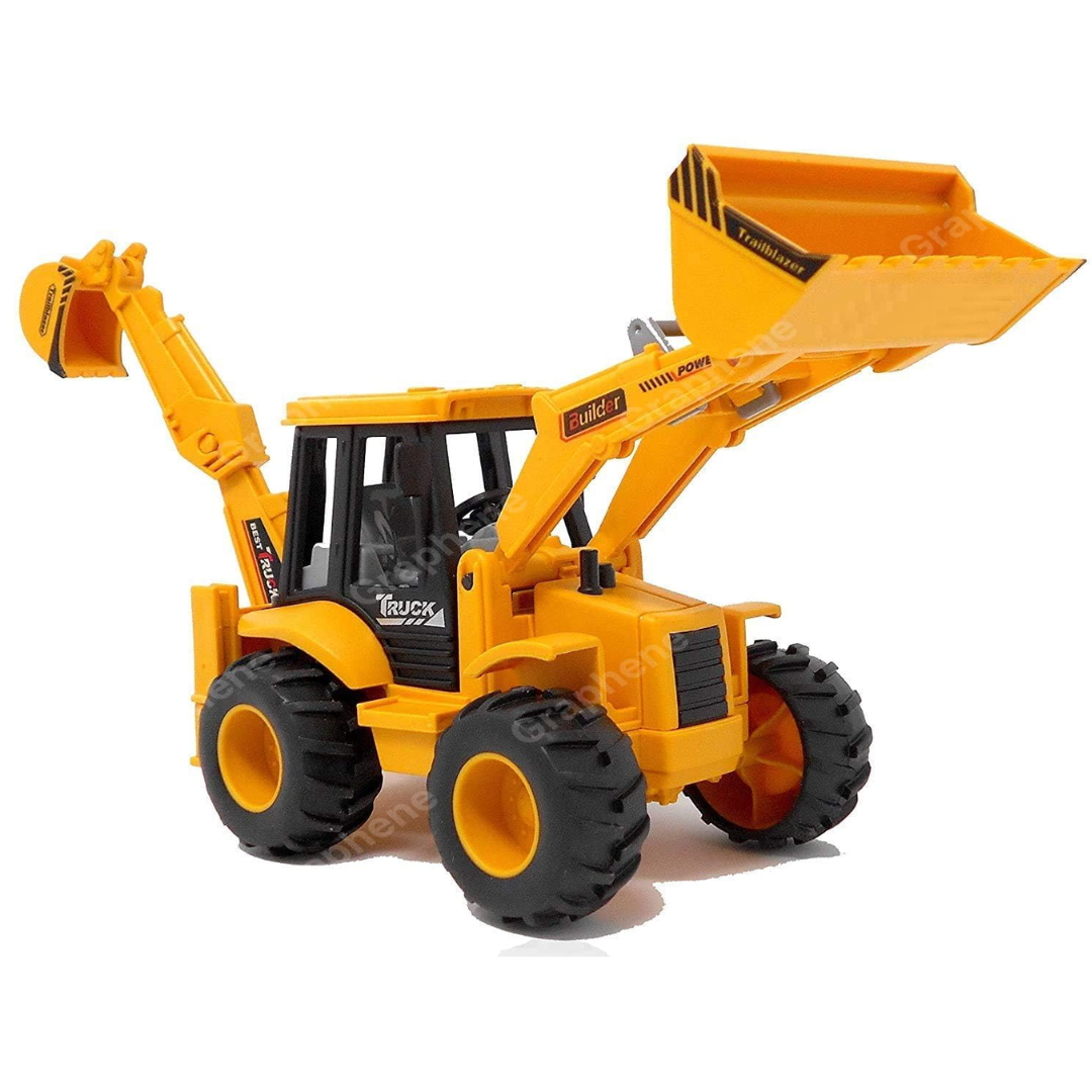Bulldozer And Excavator Construction Toy Vehicle, (JCB)  1 Pieces
