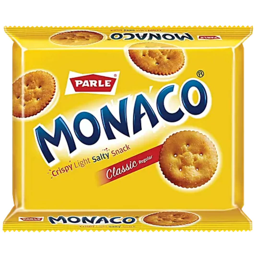 Parle Monaco Salty Snack Biscuit,(Nonta Biscuit) 200 g