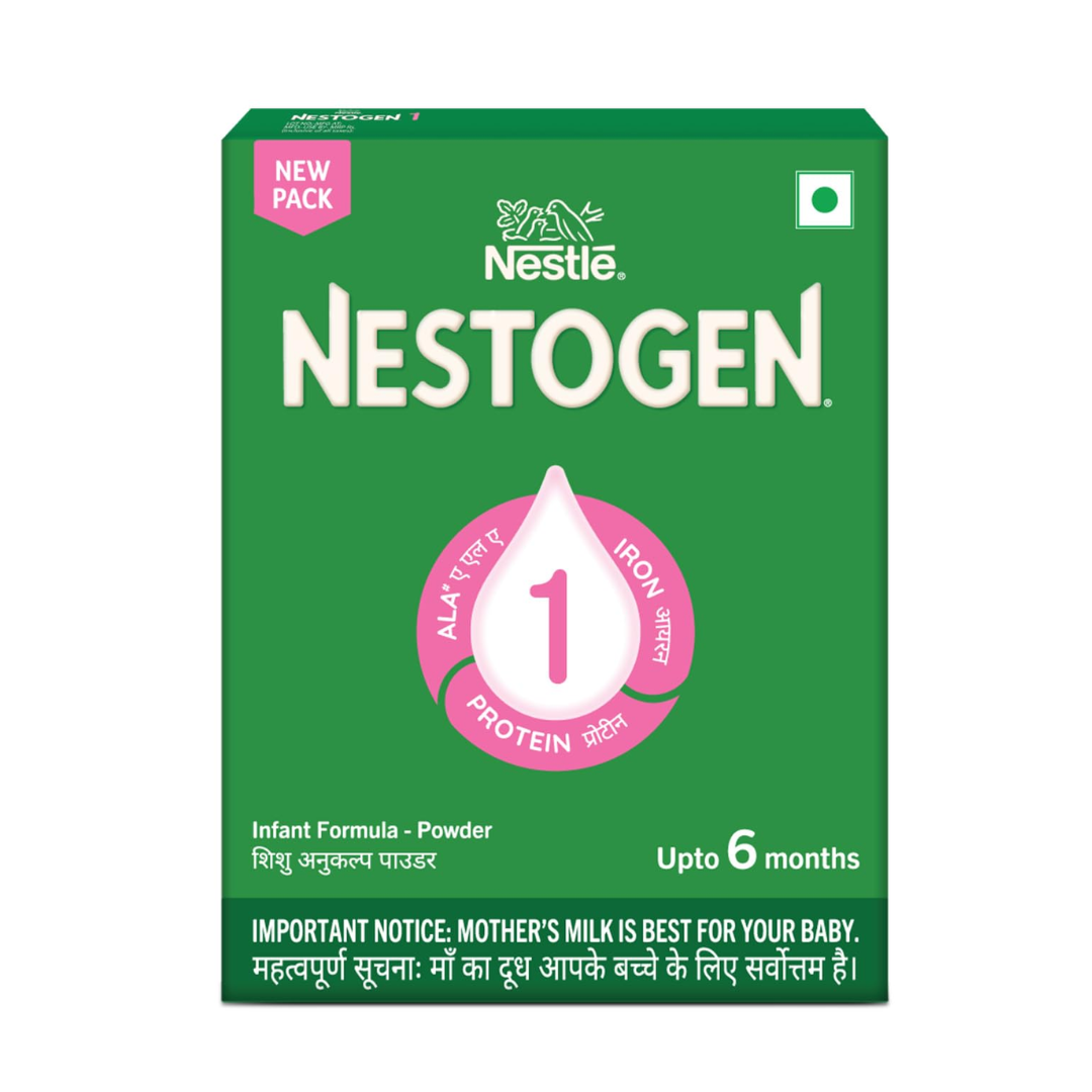 Nestle Nestogen 1 Infant Formula - Powder, Up to 6 Months, 400g Box