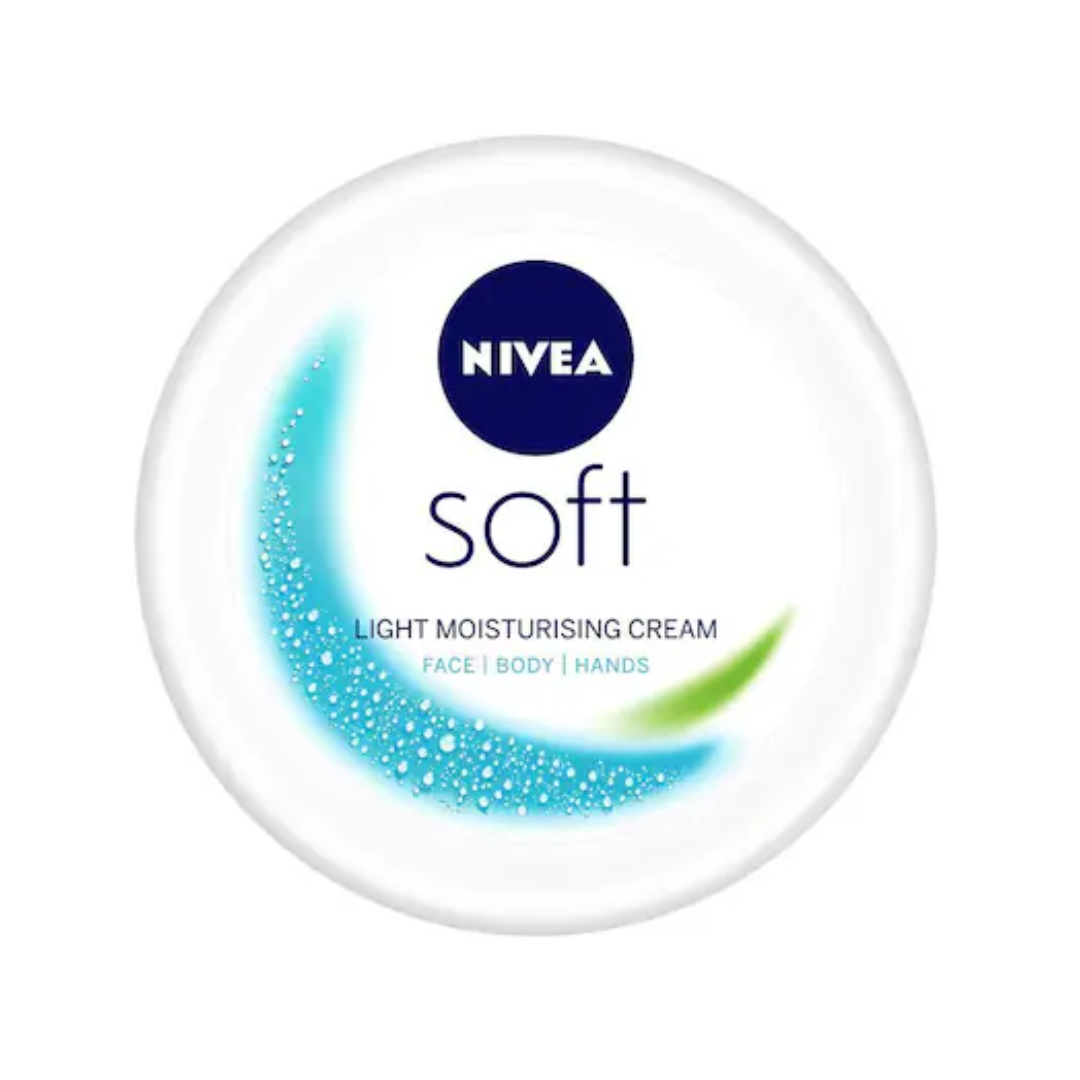 Nivea Soft Light Moisturiser Cream for Face, Hands, Body- 25 ml
