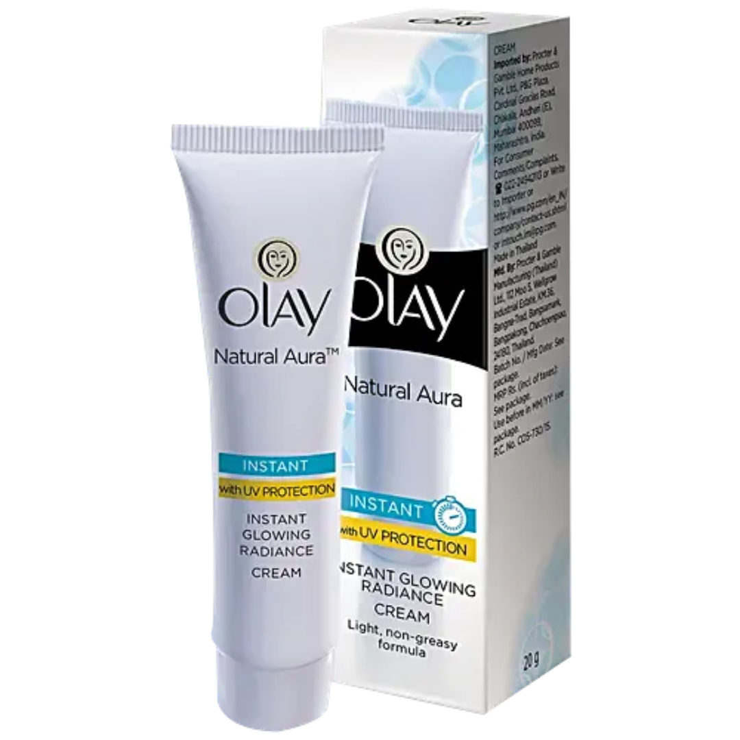 Olay Natural Aura  Vitamin B3, Pro B5, E, With UV Protection (20 g)