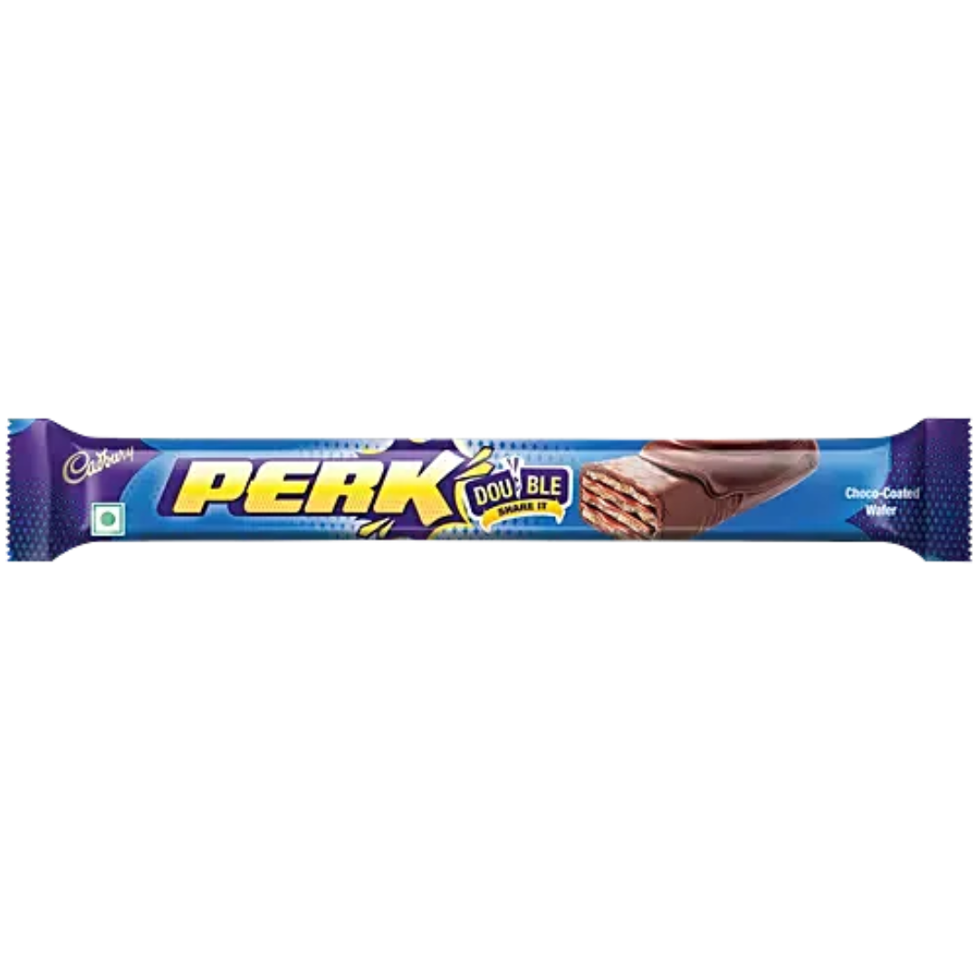 Cadbury Perk Double Chocolate Bar, 20 g Pouch