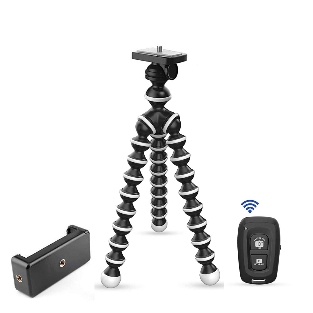 Tygot Gorilla Tripod/Mini 33 cm (13 Inch) Tripod for Mobile Phone with Phone Mount & Remote