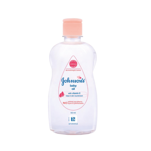 Johnson's Baby Oil with vitamin E, 50 ml