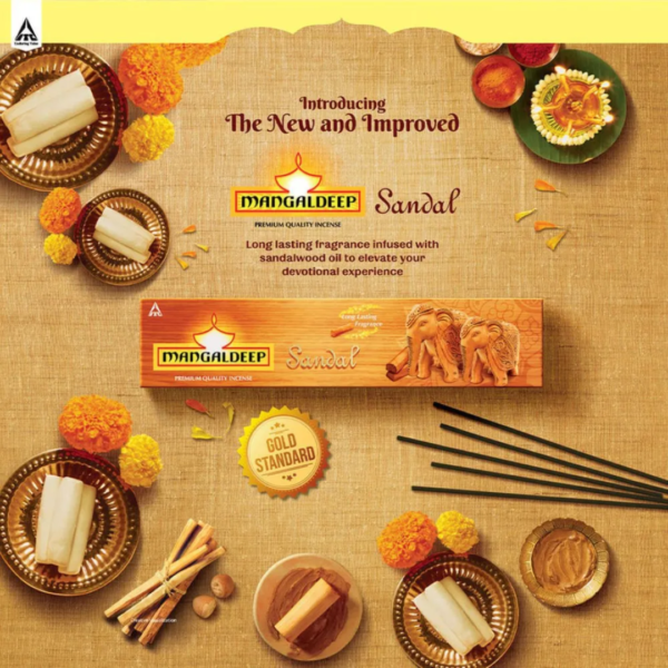 Mangaldeep Sandal Incense Sticks