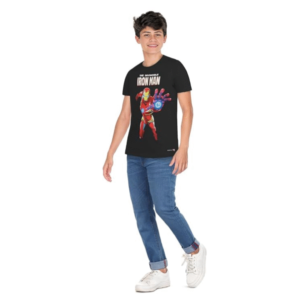 Boys Crew Neck Tshirt with Character Graphic Print