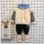 Boys Cotton Checkered Track Suit Clothing Set (T shirt,Pants) Size: 2-3 Years