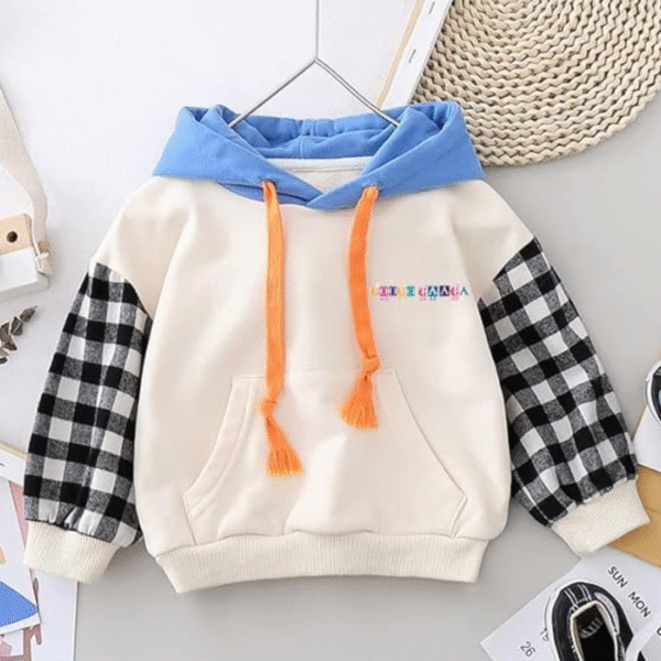 Boys Cotton Checkered Track Suit Clothing Set
