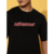 Graphic Printed Round Neck Half Sleeves T-Shirt for Men, Colour: Black_OCT, Size- L