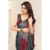 MIRCHI FASHION Women's Stylish Printed Saree with Blouse Piece