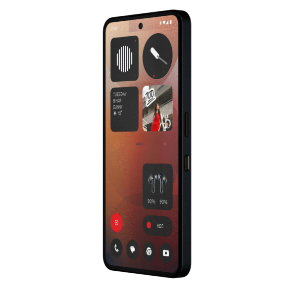 Nothing Phone (3A) 5G (Black, 8GB RAM, 256GB Storage) | Snapdragon 7s Gen 3 | 50MP+50MP+8MP Cameras | 32MP Front | 6.77” 120Hz AMOLED | 5000mAh Battery