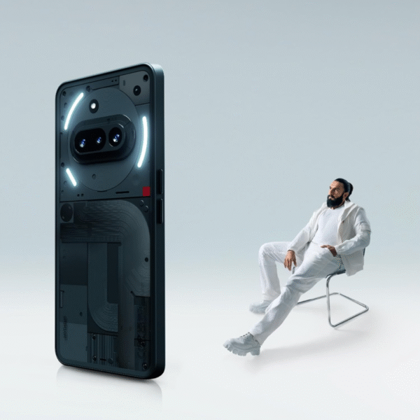 Nothing Phone (3A) 5G (Black, 8GB RAM, 256GB Storage) | Snapdragon 7s Gen 3 | 50MP+50MP+8MP Cameras | 32MP Front | 6.77” 120Hz AMOLED | 5000mAh Battery