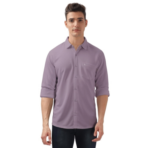 Regular-Fit-Solid-Full-Sleeve-Causal-Shirt