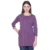 Women Regular Fit Henley All Over Print T-Shirt Kurta   Size: L