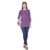Women Regular Fit Henley All Over Print T-Shirt Kurta   Size: L
