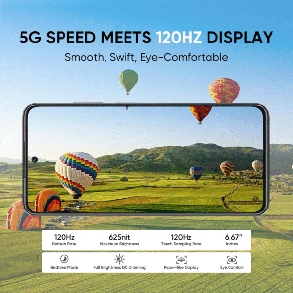 realme NARZO 80 Lite 5G (Onyx Black, 6GB RAM+128GB Storage) | 6000mAh Long-Lasting Battery