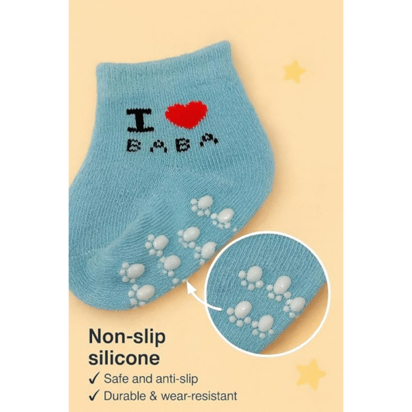 BABY STATION Baby Socks for Newborn Boys & Girls – 3 Pairs 2 BABY STATION Baby Socks for Newborn Boys & Girls