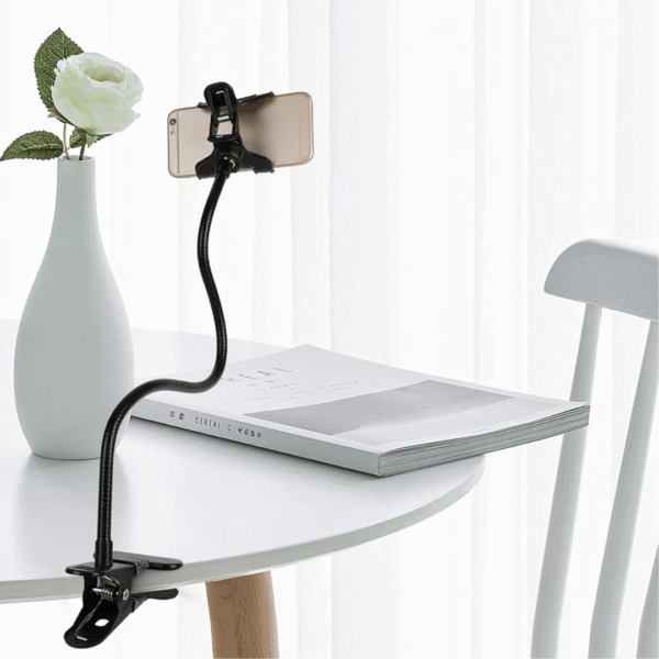 CELLMASTER Metal 360 Degree Flexible Portable Foldable 1 Metal 360 Degree Flexible Portable Foldable -Lazy Stand Bracket Cell Phone HolderTable Mobile Stand