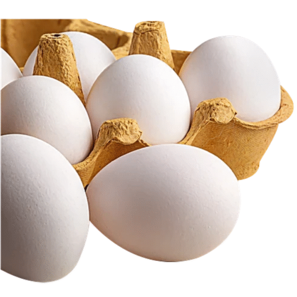 Raw Chicken Eggs, (Kacha Dim), 4 Pieces