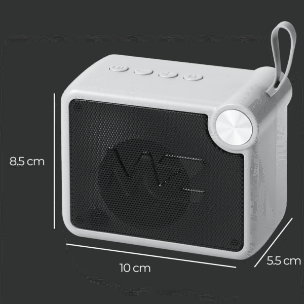 MZ M406SP Portable Bluetooth Speaker, (Silver, Stereo Channel)