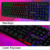 ZEBRONICS Transformer K1 Premium Gaming Keyboard with 104 Keys, 1.7m Cable, Laser Keycaps, Multi Color LED Modes,